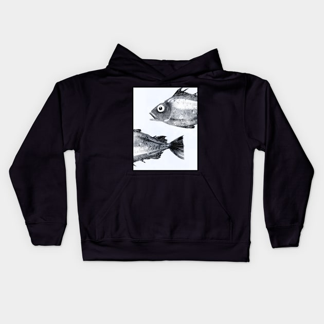 Fish Kids Hoodie by LucyBenson